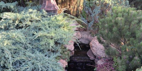 Jak udělat vodopád na dachu s vlastními rukama - nuance výstavby